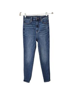 American Eagle Highest Rise Jeggings Womens Size 0 X-Short Next Level Stretch